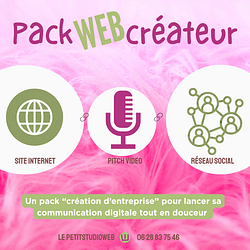 opter pour le pack WEB pour la création d'entreprise